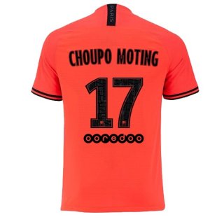 Maglia Paris Saint Germain NO.17 Choupo Moting Away 2019 2020 Arancione Maglia Paris Saint Germain NO.17 Choupo Moting Away 2019 2020 Arancione