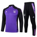Felpa Allenamento Germania 2024 2025 Porpora Nero 3