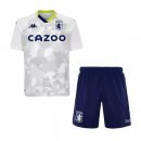 Maglia Aston Villa Terza Bambino 2020 2021 Bianco