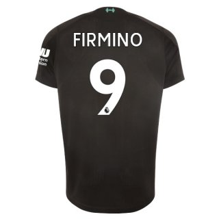 Maglia Liverpool NO.9 Firmino Terza 2019 2020 Nero Maglia Liverpool NO.9 Firmino Terza 2019 2020 Nero
