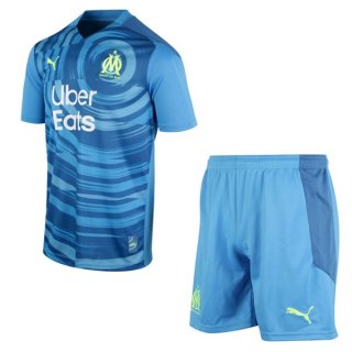 Maglia Marseille Terza Bambino 2020 2021 Blu Maglia Marseille Terza Bambino 2020 2021 Blu