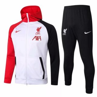 Giacca a Vento Liverpool 2020/2021 Rosso Bianco Nero Giacca a Vento Liverpool 2020/2021 Rosso Bianco Nero
