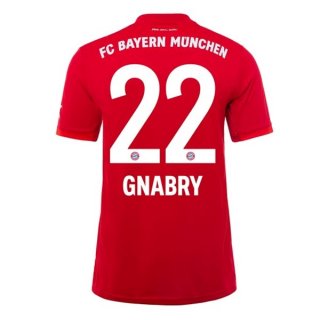 Maglia Bayern Munich NO.22 Gnabry Away 2019 2020 Bianco Maglia Bayern Munich NO.22 Gnabry Away 2019 2020 Bianco