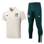 Polo Messico Set Completo 2023 2024 Giallo Verde