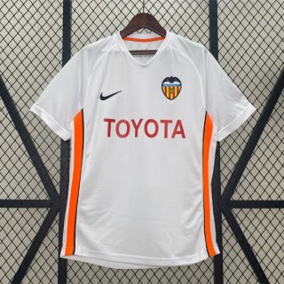 Thailandia Maglia Valencia Home Retro 2006-2007 Thailandia Maglia Valencia Home Retro 2006-2007