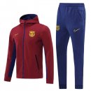 Giacca a Vento Barcellona 2020/2021 Borgogna Blu