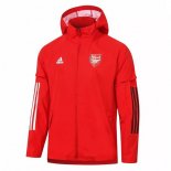 Giacca A Vento Arsenal 2020 2021 Rosso Bianco