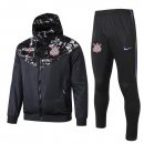 Giacca a vento Corinthians Paulista Set Completo 2019 2020 Bianco Nero Rosso