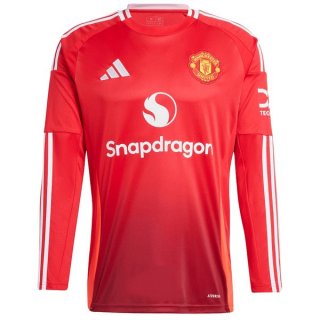 Thailandia Maglia Manchester United Home ML 2024 2025 Thailandia Maglia Manchester United Home ML 2024 2025