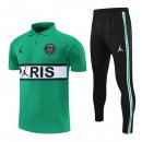Polo Paris Saint Germain Set Completo 2022 2023 Verde