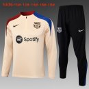 Bambino Felpa Allenamento Barcellona 2024 2025 Giallo Blu 3