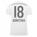Maglia Bayern Munich NO.18 Goretzka Away 2019 2020 Bianco