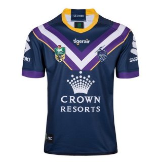 Thailandia Maglia Melbourne Storm Home 2018 Blu Thailandia Maglia Melbourne Storm Home 2018 Blu
