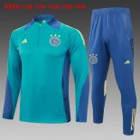 Bambino Felpa Allenamento Ajax 2024 2025 Verde 3