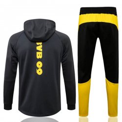Felpa Cappuccio Set Completo Borussia Dortmund 2022 2023 Grigio