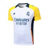 Maglia Formazione Real Madrid 2024 2025 Bianco Giallo