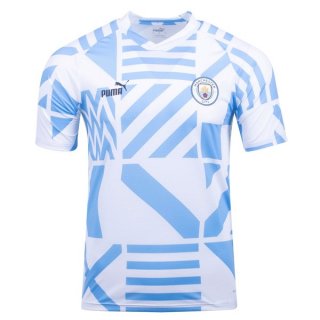 Thailandia Maglia Manchester City Pre Match 2022 2023 Thailandia Maglia Manchester City Pre Match 2022 2023