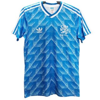 Thailandia Maglia Paesi Bassi Away Retro 1988 Blu Thailandia Maglia Paesi Bassi Away Retro 1988 Blu