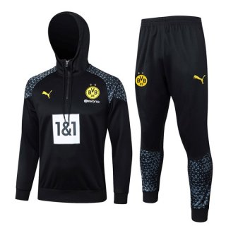 Felpa Cappuccio Borussia Dortmund 2024 Nero 2 Felpa Cappuccio Borussia Dortmund 2024 Nero 2