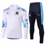 Felpa Marseille 2020 2021 Bianco Blu