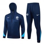 Felpa Cappuccio Chelsea 2024 2025 Blu 3