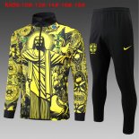 Bambino Giacca Brasile 2024 2025 Giallo