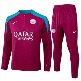 Felpa Allenamento PSG 2024 2025 Rosso Felpa Allenamento PSG 2024 2025 Rosso