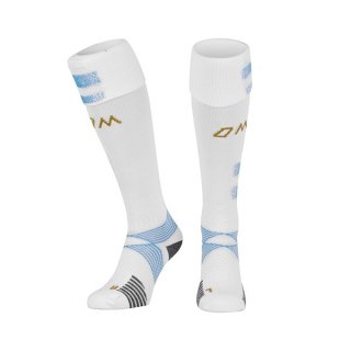 Calzettoni Marseille Home 2020 2021 Bianco Calzettoni Marseille Home 2020 2021 Bianco