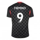 Maglia Liverpool NO.9 Firmino Terza 2020 2021 Nero
