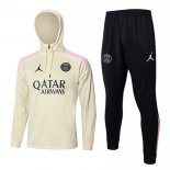 Felpa Cappuccio PSG 2024 2025 Giallo Rosa 3