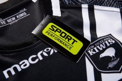 Thailandia Maglia New Zealand Kiwis RLWC Home 2017 2018 Nero