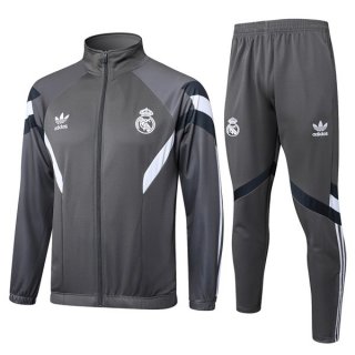 Giacca Real Madrid 2025 2026 Grigio Giacca Real Madrid 2025 2026 Grigio