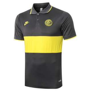 Polo Inter Milan 2019 2020 Giallo Grigio Polo Inter Milan 2019 2020 Giallo Grigio