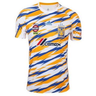 Maglia Tigres UANL Terza Donna 2019 2020 Bianco Giallo Maglia Tigres UANL Terza Donna 2019 2020 Bianco Giallo