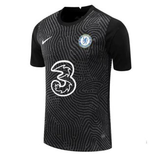 Thailandia Maglia Chelsea Portiere 2020 2021 Nero Thailandia Maglia Chelsea Portiere 2020 2021 Nero
