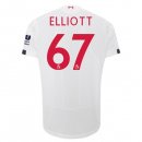 Maglia Liverpool NO.67 Elliott Away 2019 2020 Bianco