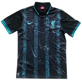Polo Liverpool 2019 2020 Nero Blu Polo Liverpool 2019 2020 Nero Blu