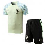 Maglia Formazione Brasile Set Completo 2022 2023 Verde
