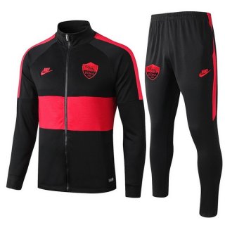 Felpa AS Roma 2019 2020 Rosso Nero Felpa AS Roma 2019 2020 Rosso Nero