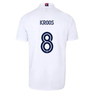 Maglia Real Madrid Home NO.8 Kroos 2020 2021 Bianco Maglia Real Madrid Home NO.8 Kroos 2020 2021 Bianco