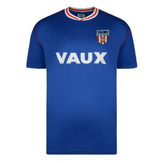 Thailandia Maglia Sunderland Away Retro 1988 1991 Blu Thailandia Maglia Sunderland Away Retro 1988 1991 Blu