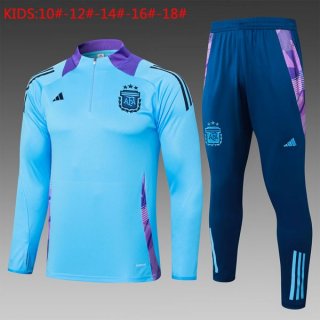 Bambino Felpa Allenamento Argentina 2024 2025 Blu 3 Bambino Felpa Allenamento Argentina 2024 2025 Blu 3