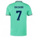 Maglia Real Madrid NO.7 Hazard Terza 2019 2020 Verde