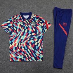 Polo Barcellona Set Completo 2021 2022 Giallo Blu