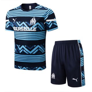 Maglia Formazione Marseille Set Completo 2022 2023 Blu Maglia Formazione Marseille Set Completo 2022 2023 Blu