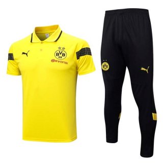 Polo Borussia Dortmund Set Completo 2023 2024 Giallo Polo Borussia Dortmund Set Completo 2023 2024 Giallo