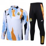 Felpa Allenamento Real Madrid 2025 2026 Bianco Arancione
