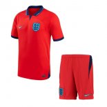Maglia Inghilterra Away Bambino 2022 2023
