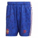 Pantaloni Manchester United Human Race 2020 2021 Blu