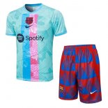 Maglia Formazione Barcellona Set Completo 2023 2024 Verde